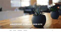 Desktop Screenshot of amhercorp.com